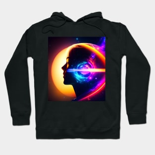 Synthwave / Midjourney Model 11 Hoodie